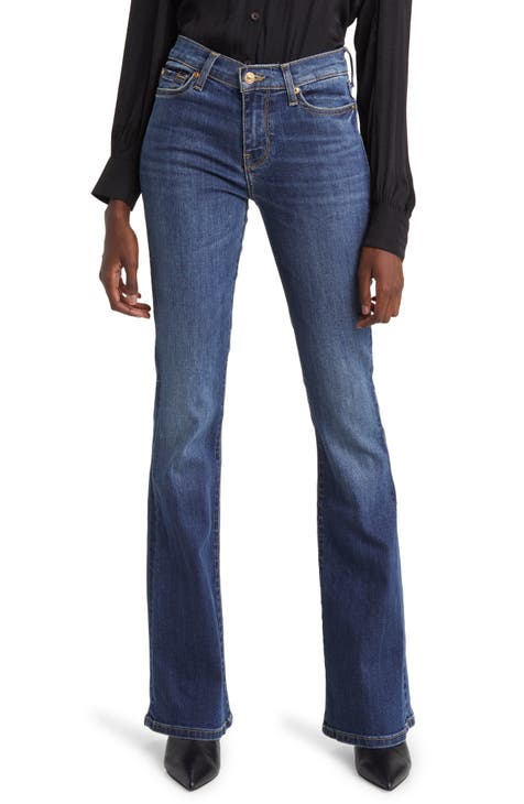 7 For All Mankind Women's Ultra High-Rise Wide Leg Jo Bootcut Jeans, Must  at  Women's Jeans store