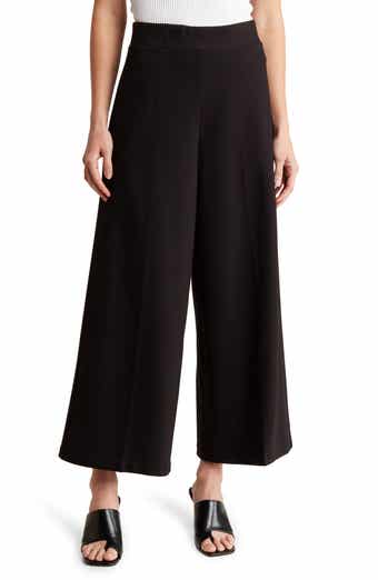Adrianna Papell Pull-On Ribbed Wide Leg Pants