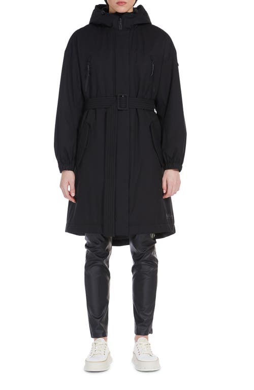 Shop Max Mara Leisure Natalin Belted Coat In Black