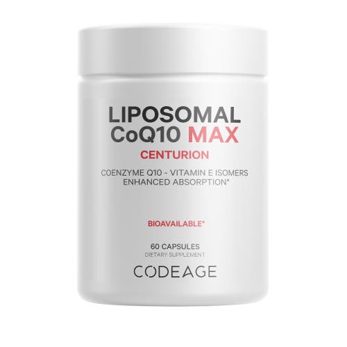 Codeage Liposomal CoQ10, Vitamin E Tocopherols & 250 mg Coenzyme Q10, Cardiovascular Support, 60 ct in White at Nordstrom