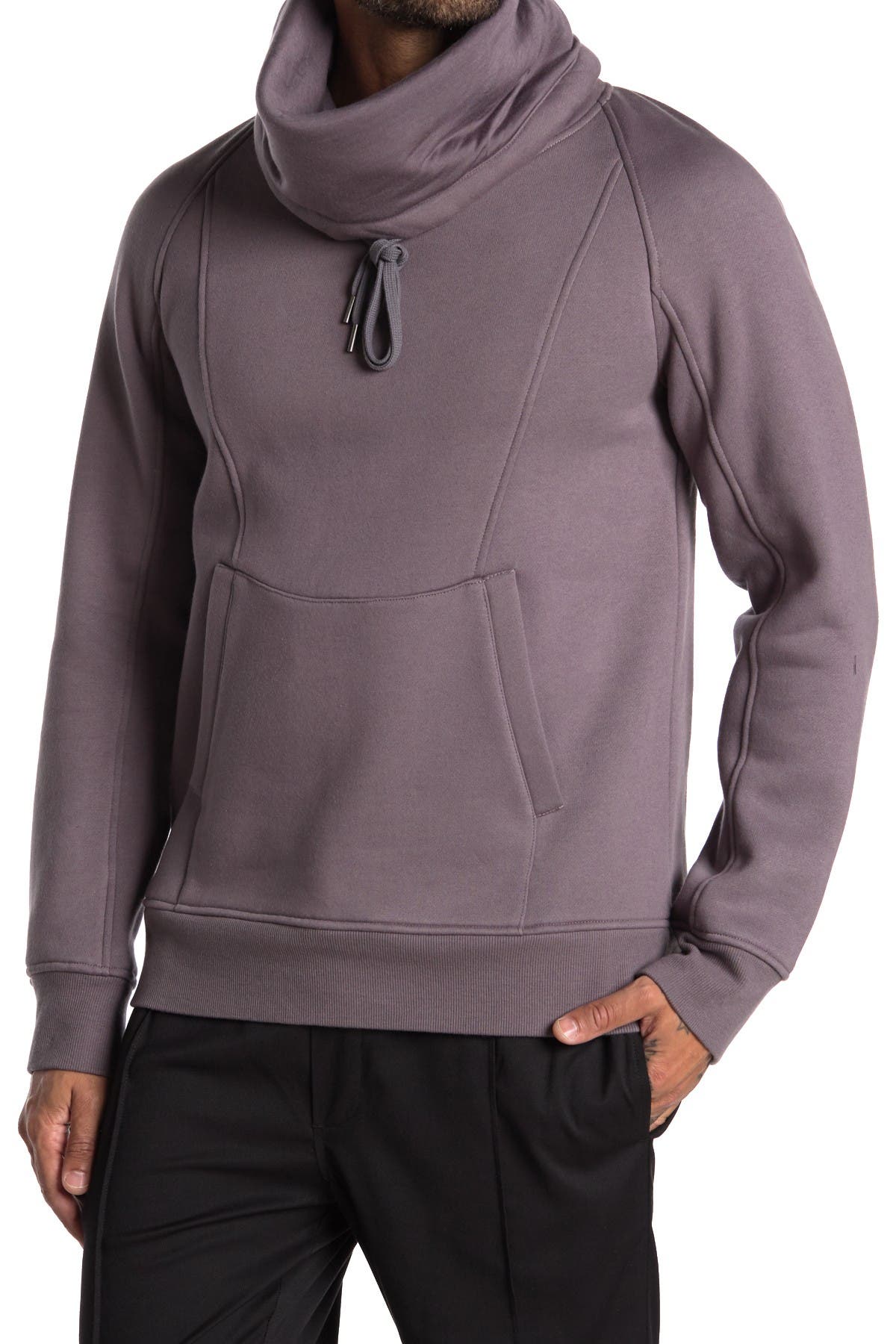 cowl neck hoody