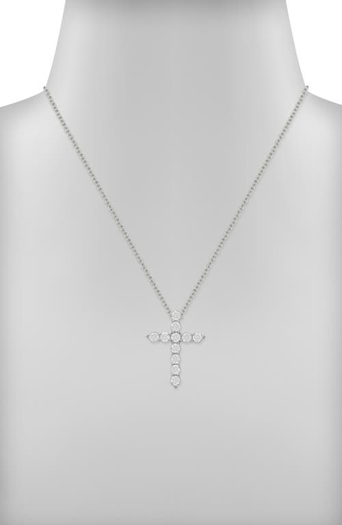 LILY NILY LILY NILY KIDS' CUBIC ZIRCONIA CROSS PENDANT NECKLACE