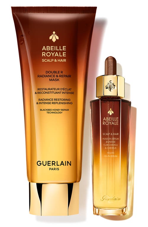 Shop Guerlain Abeille Royale Hair Care Set $238 Value In No Color