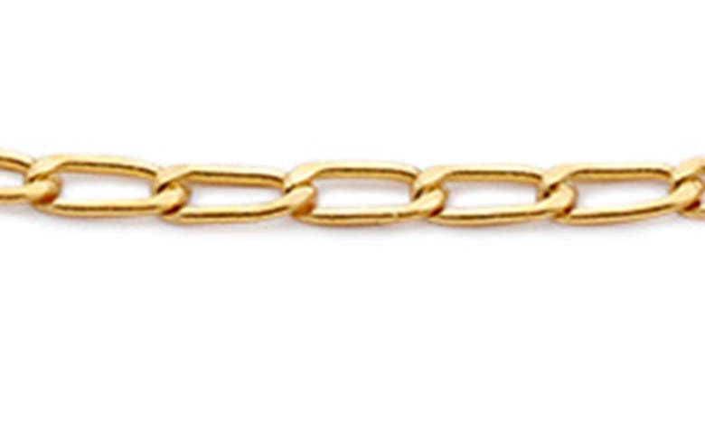 Shop Monica Vinader Oval Link Chain Necklace In 18ct Gold Vermeil