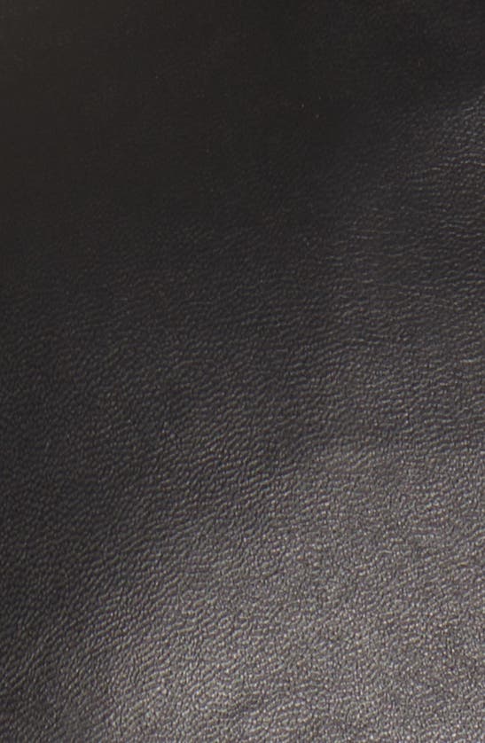 Frye Café Racer Leather Jacket In Black