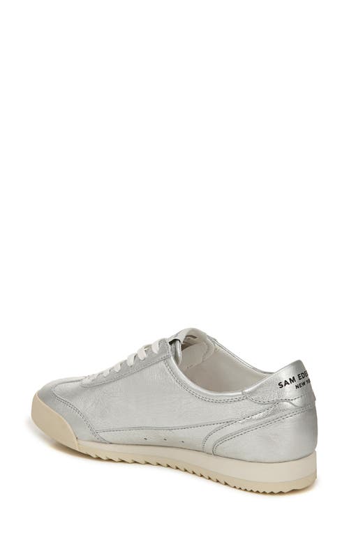 Shop Sam Edelman Ivey Sneaker In Soft Silver/sugar