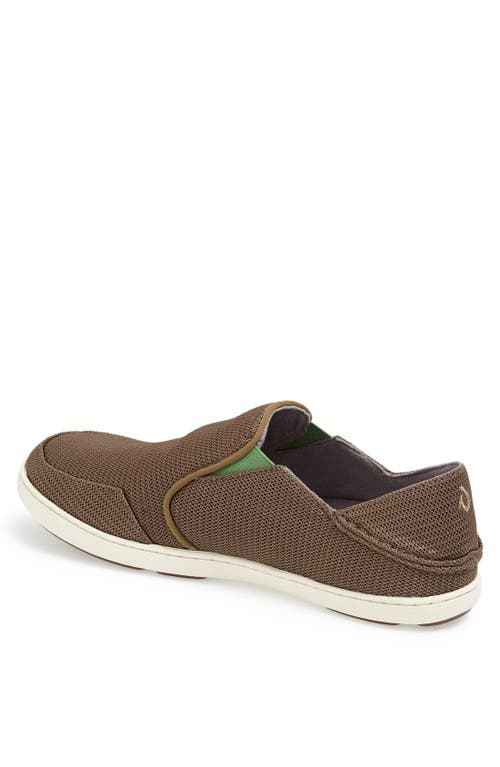 Shop Olukai Nohea Mesh Slip-on In Mustang/lime Peel Fabric