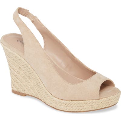 Charles By Charles David Laila Espadrille Slingback Wedge, Beige