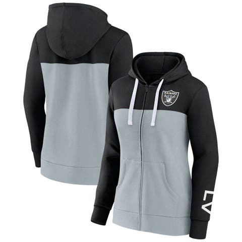 Women's New Era Black Las Vegas Raiders Camo Full-Zip Hoodie Size: Extra Small