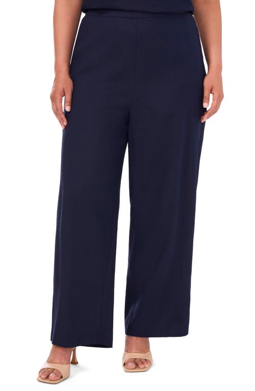 halogen(r) Linen Blend Pants Classic Navy at Nordstrom,