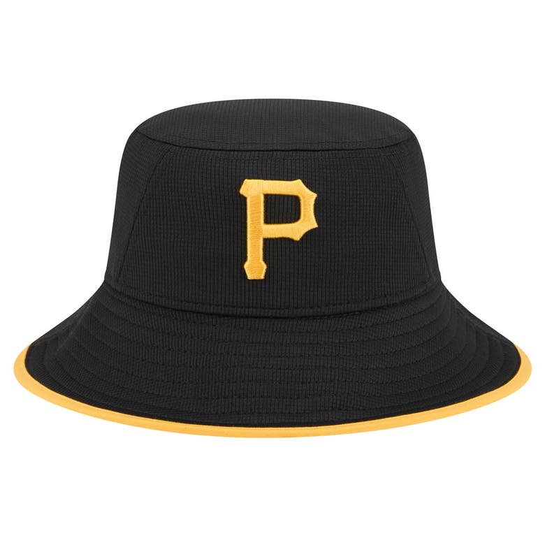 Shop New Era Black Pittsburgh Pirates Game Day Bucket Hat