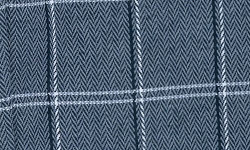 Miles The Label Kids' Windowpane Check Pants In Navy