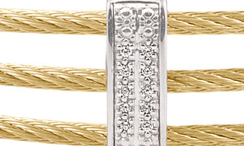 Shop Alor ® Diamond Bangle Bracelet In Yellow Gold