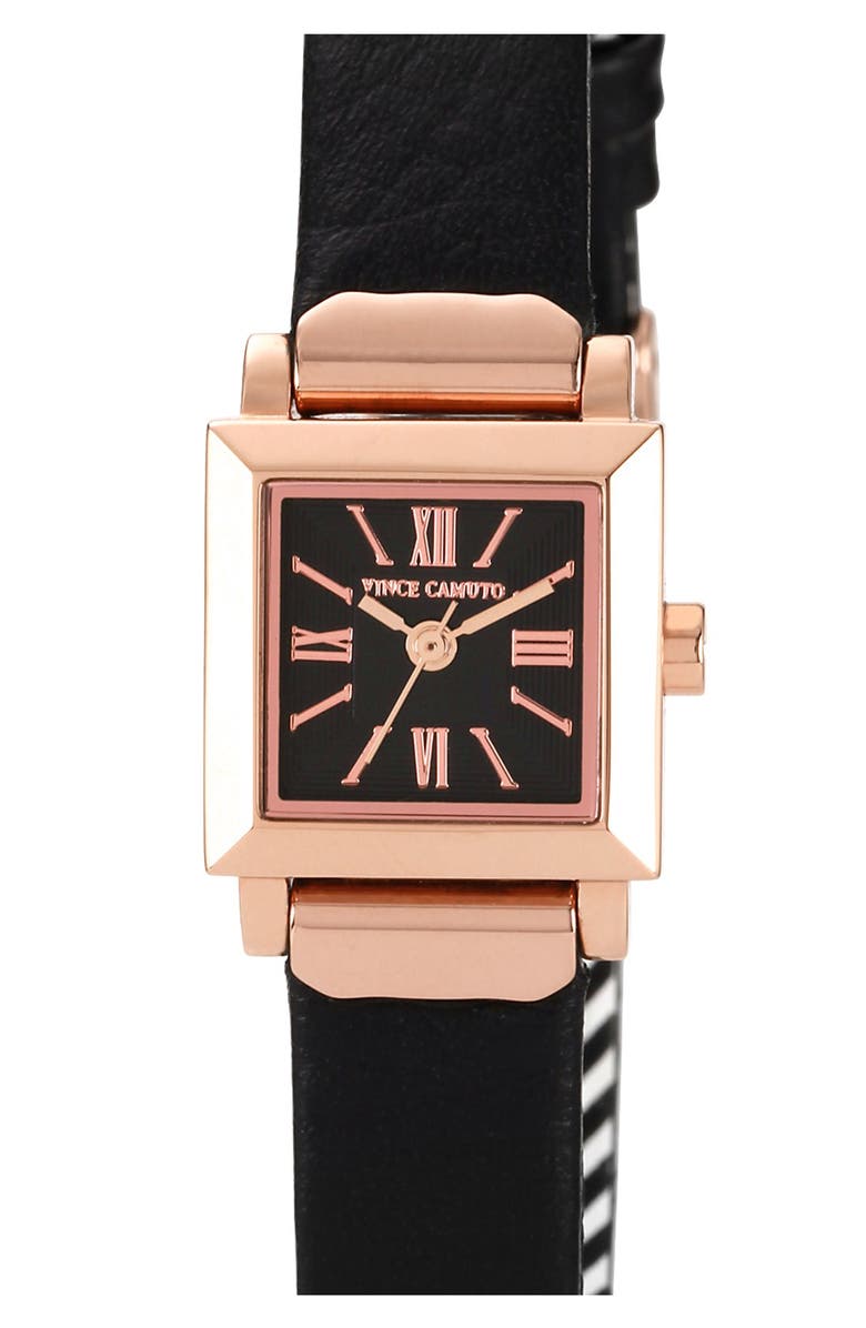 Vince Camuto Mini Square Case Watch, 19mm | Nordstrom