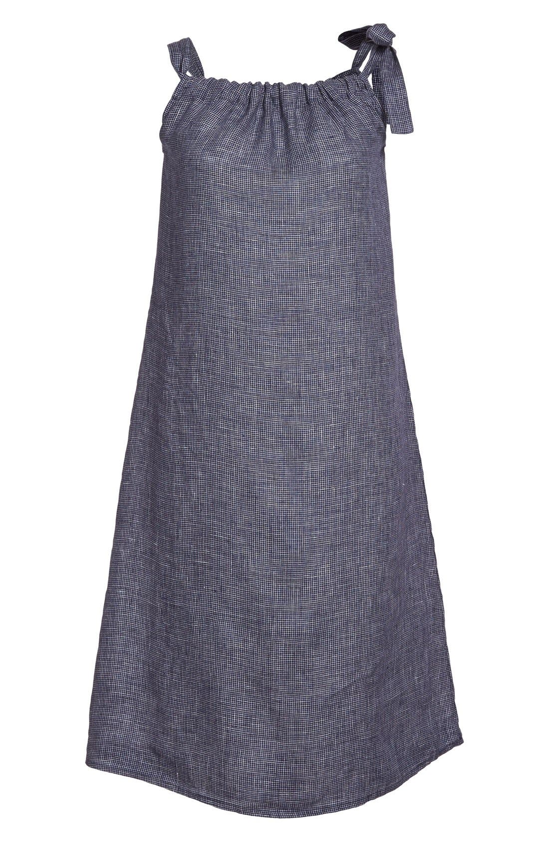 Fog Linen Work 'Valerie' Linen Dress Nordstrom