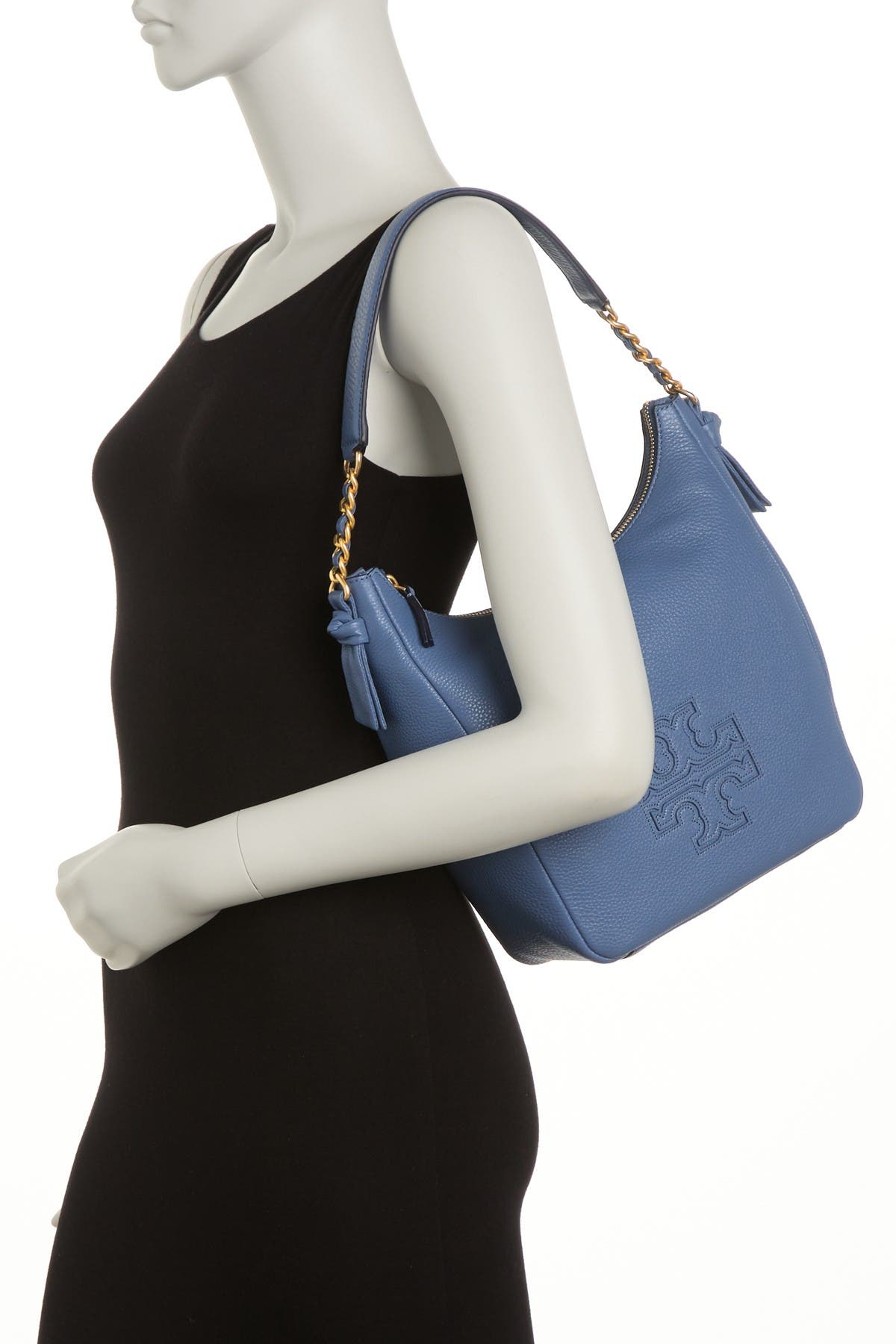 Tory burch harper zip hobo sale