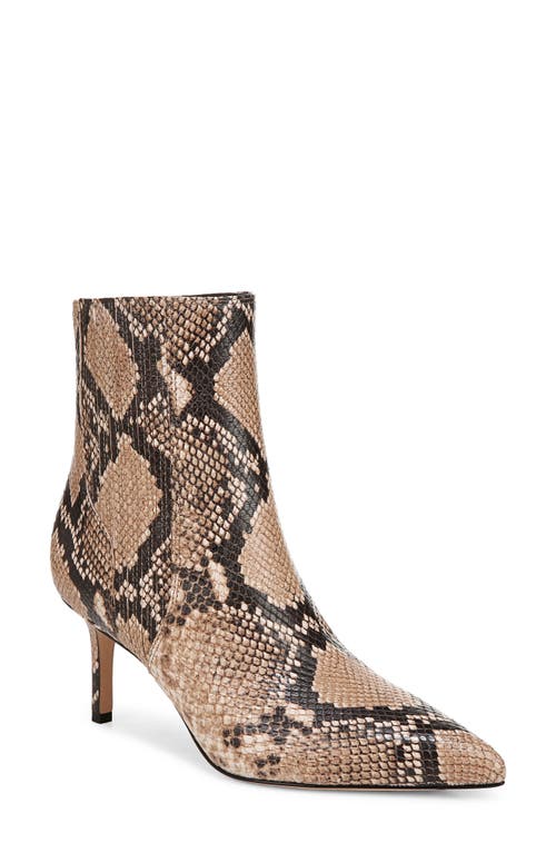 Shop Veronica Beard Lisa Pointed Toe Bootie In Latte