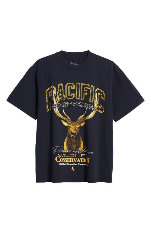 Shop Id Supply Co Pacific Coast Prairies Graphic T-shirt In Black