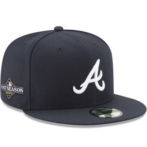 Men's Mitchell & Ness Royal Atlanta Braves Cooperstown Collection Circle Change Trucker Adjustable Hat