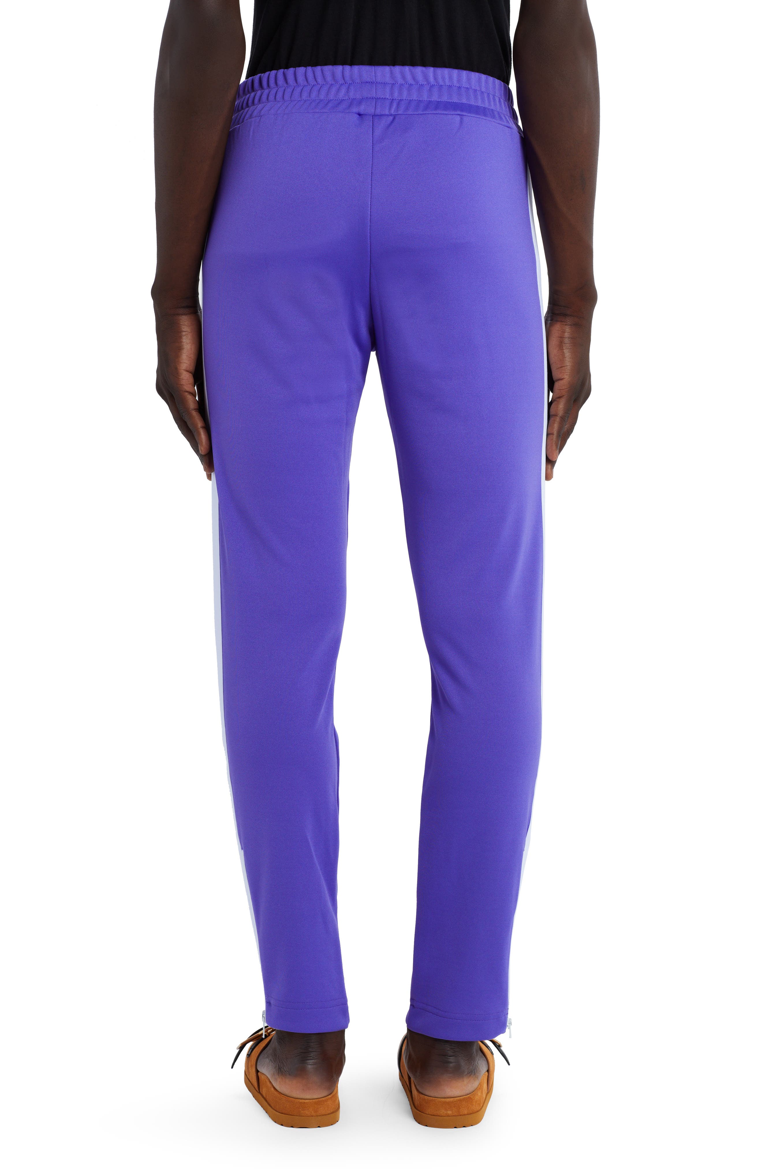 purple adidas golf pants