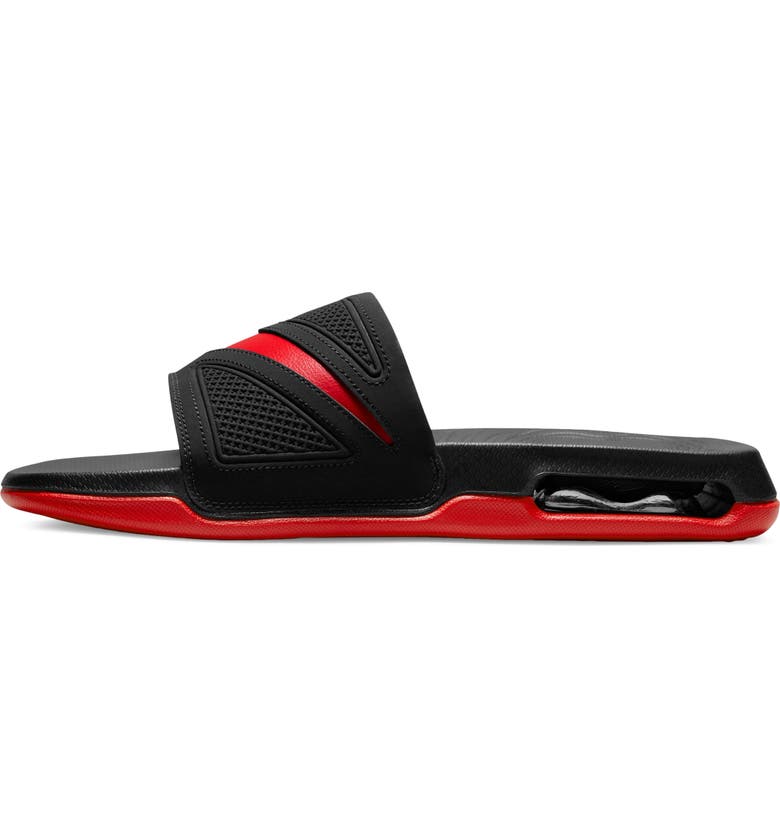 Step Up Your Style with Red and Black Nike Slides