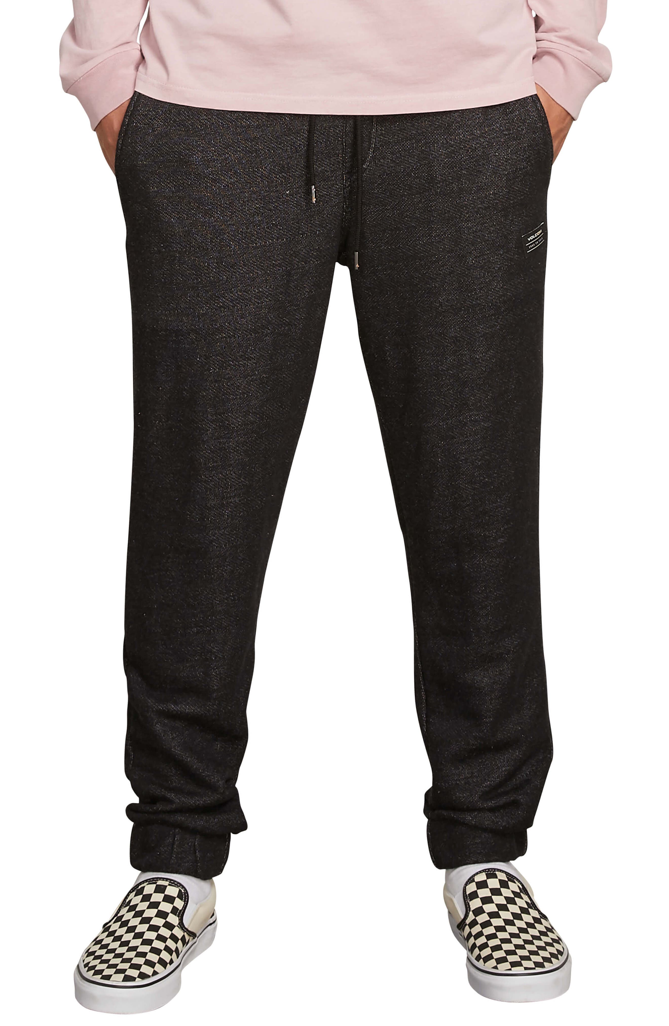 Volcom Coder Fleece Sweatpants, Black
