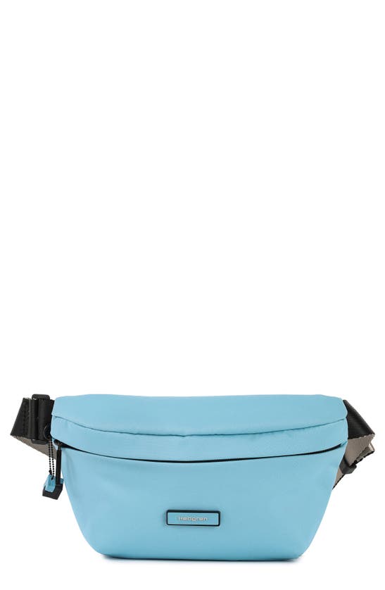 Hedgren Halo Water Repellent Belt Bag In Summer Sky Blue