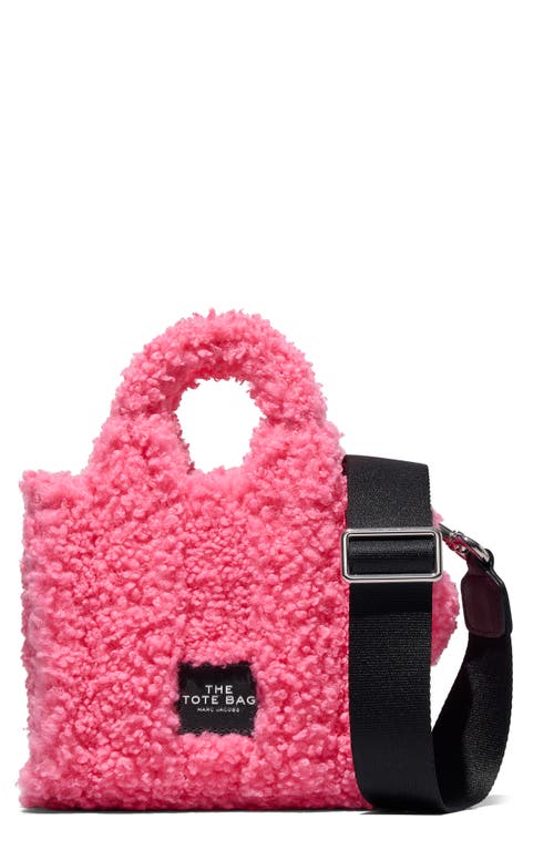 Marc Jacobs The Teddy Micro Tote in Fluffy Pink