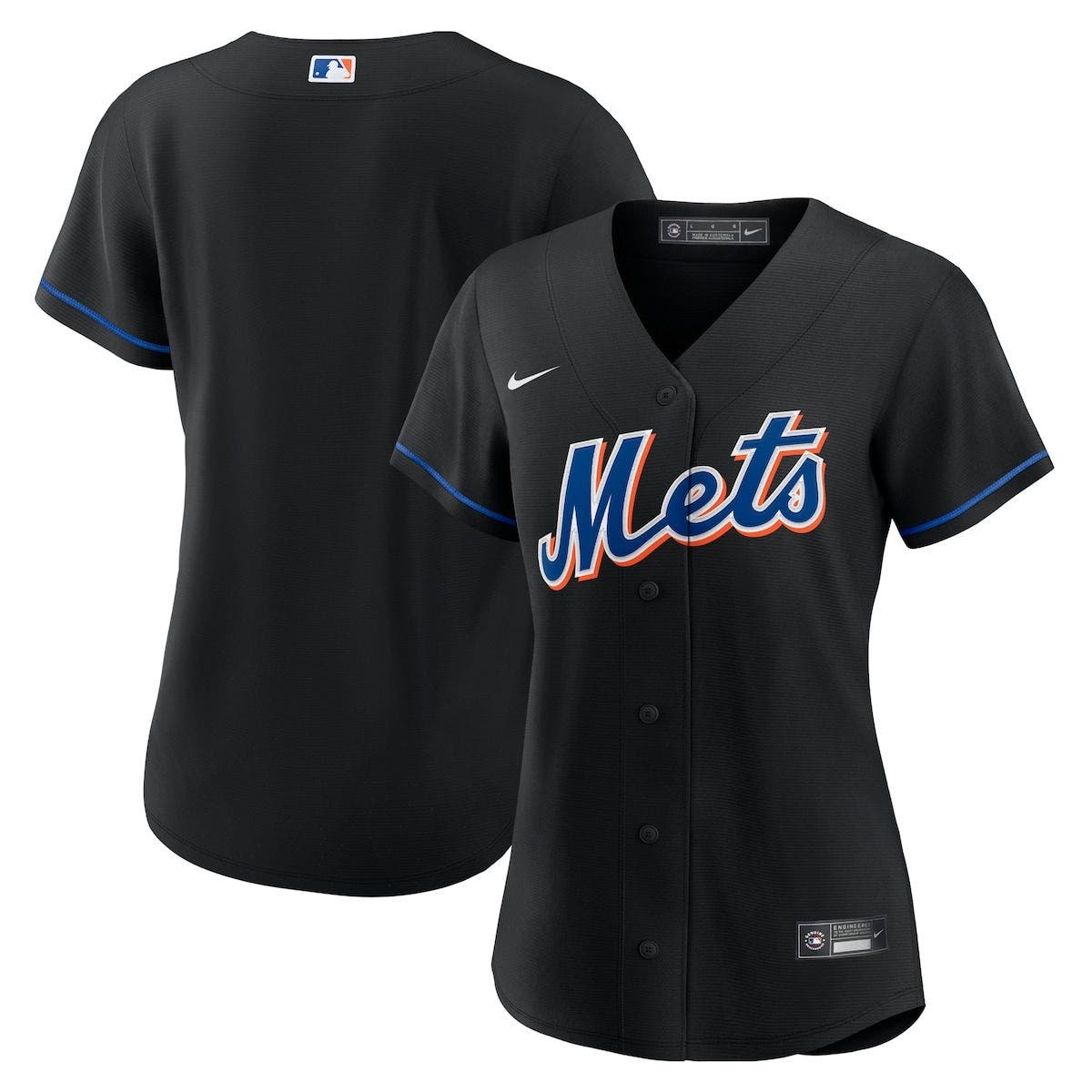 nike black mets jersey