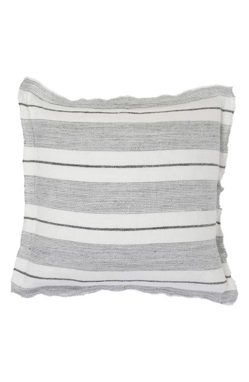 Pom Pom At Home Laguna Accent Pillow In Grey/charcoal