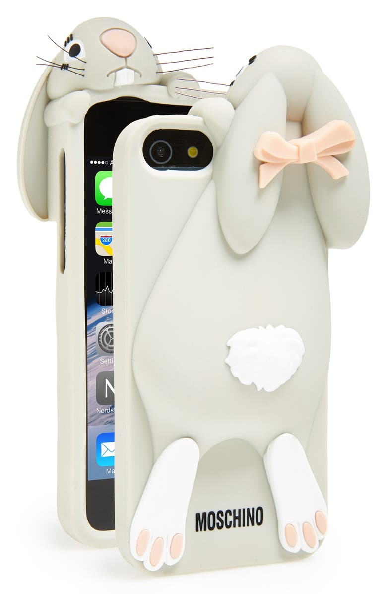 Moschino 'Rabbit' 3D Rubber iPhone 5 Case | Nordstrom