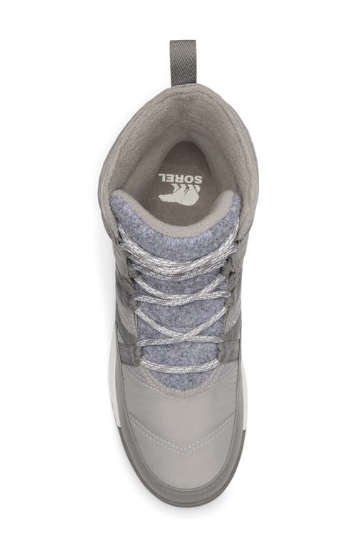 Sorel Whitney Ii Waterproof Snow Boot In Chrome Grey/quarry