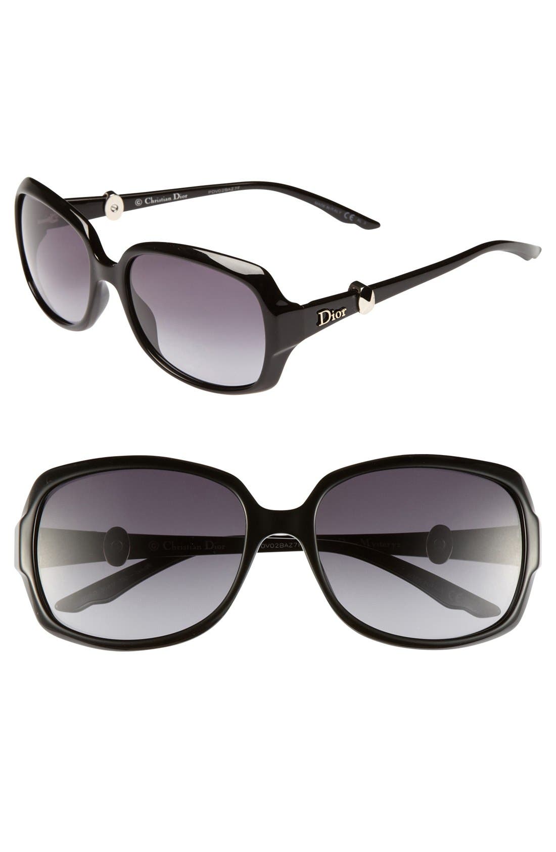 burberry check arm aviator sunglasses