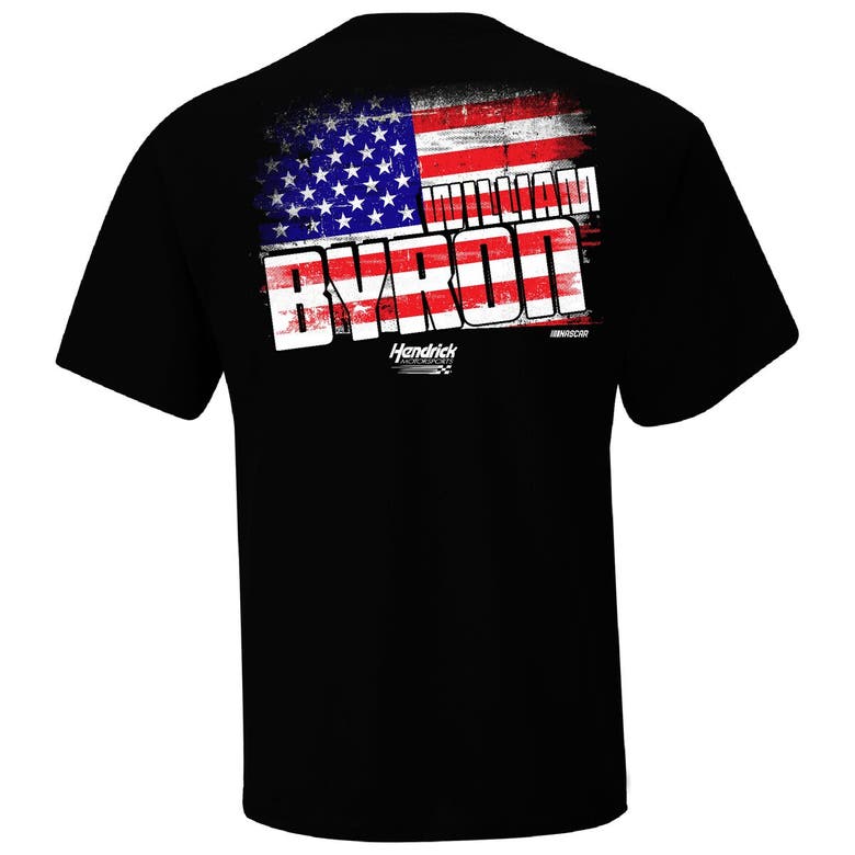 Shop Hendrick Motorsports Team Collection Black William Byron  Flag T-shirt