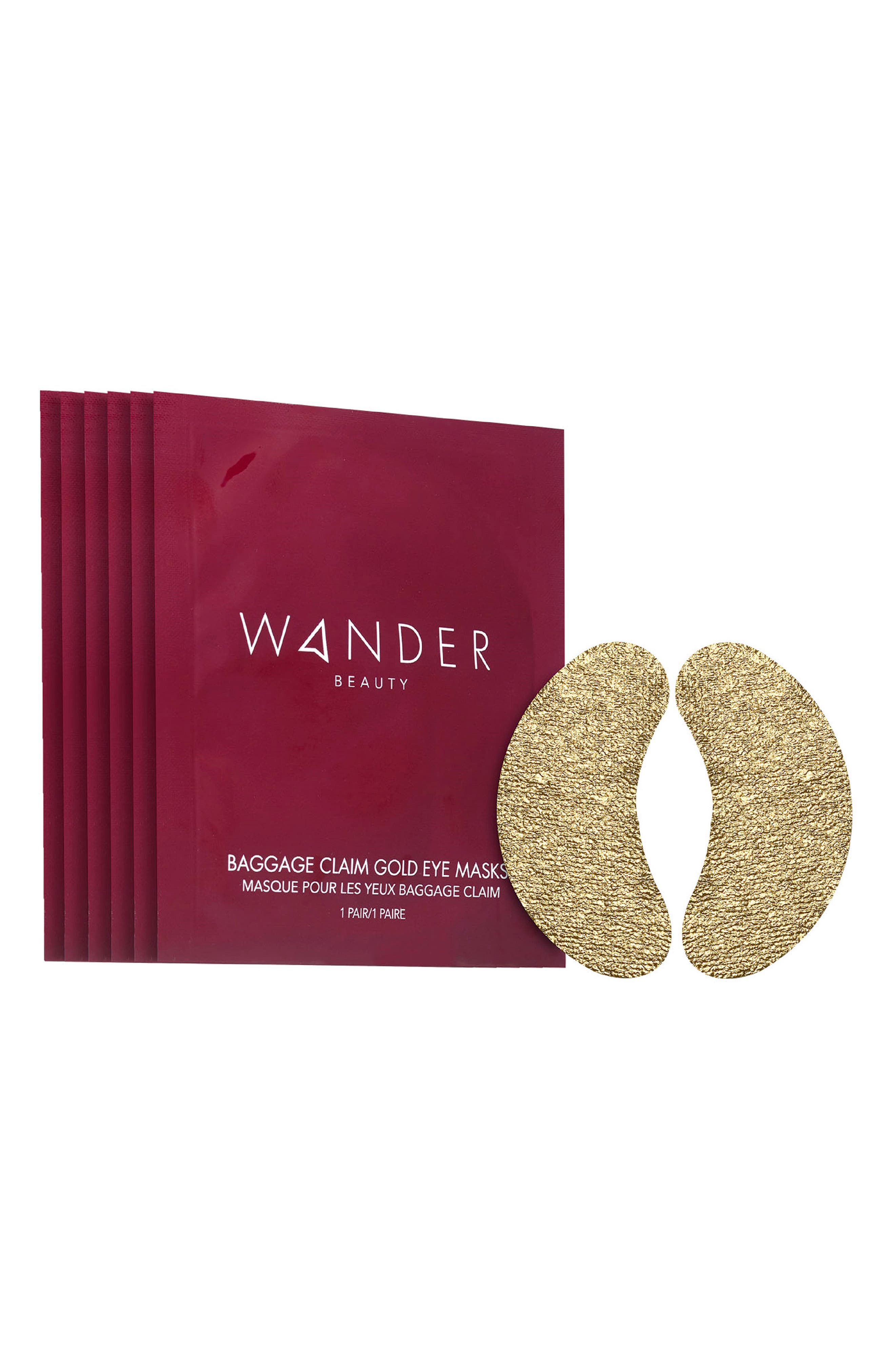 Wander Beauty Baggage Claim Gold Eye Masks Nordstrom