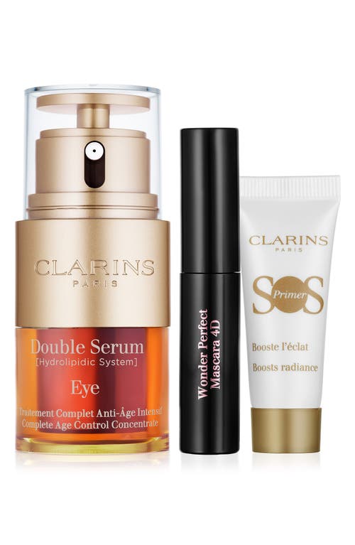 Clarins Double Serum Eye Firming & Hydrating Anti-Aging Skin Care Set (Limited Edition) $107 Value