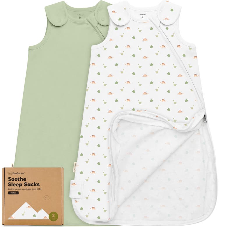 Shop Keababies 2-pack Soothe Sleep Sacks In Roarsome