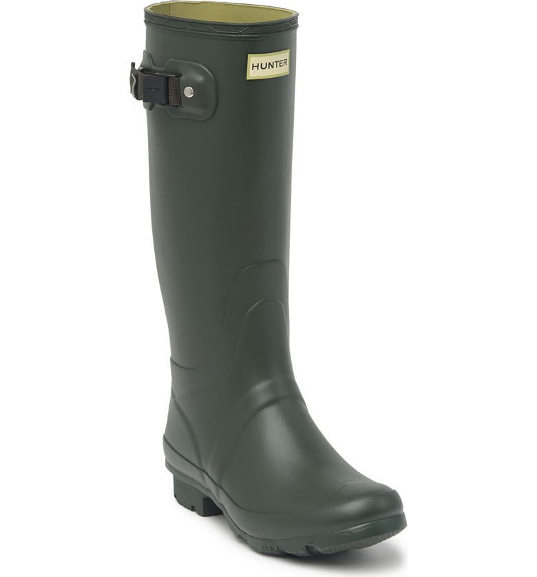 HUNTER Field Huntress Boot, Main, color, DARK OLIVE