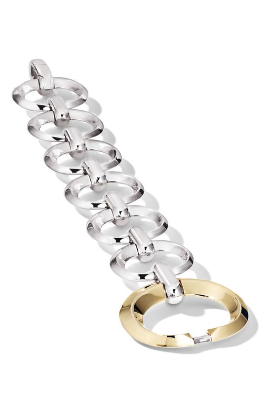 Shop Cast Standout Icon Chain Bracelet In Silver