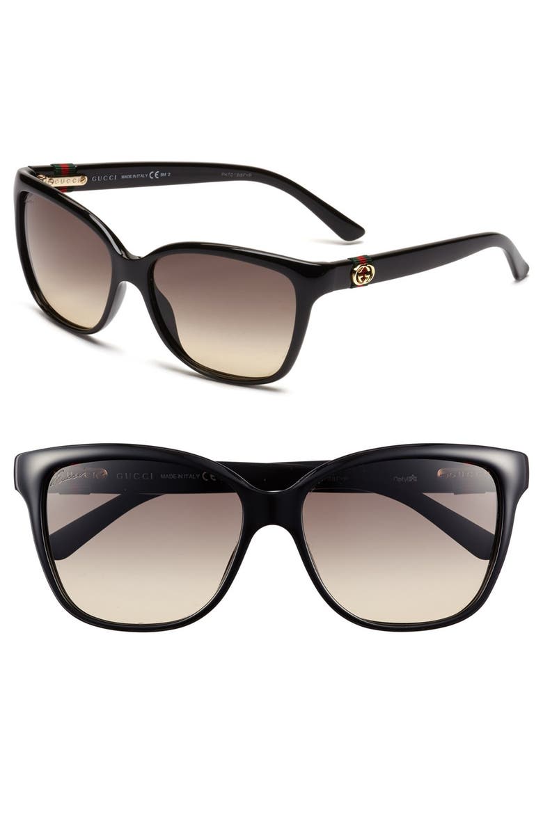 Gucci 56mm Retro Sunglasses | Nordstrom