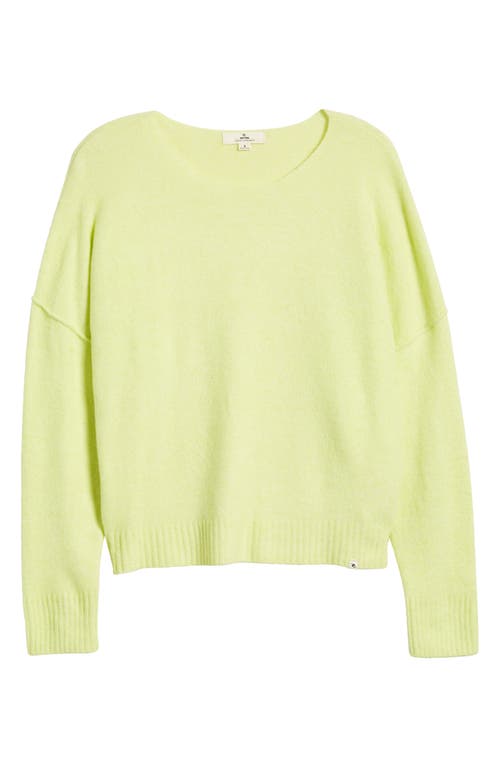 Rip Curl Emily Crewneck Sweater In Lime
