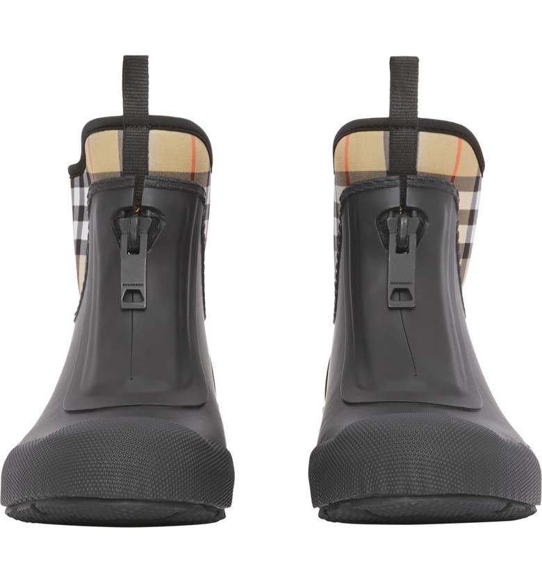 Flinton Check Waterproof Rain Boot