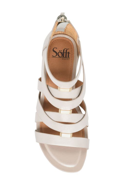 Söfft Vivi Platform Wedge Sandal In Champagne