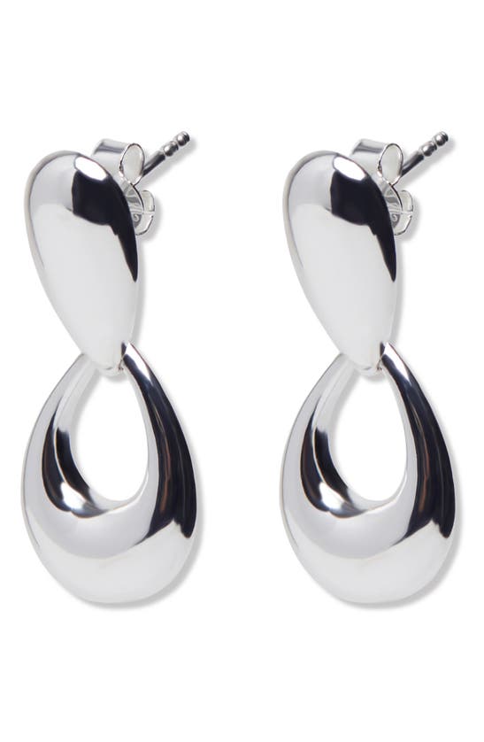 Shop Argento Vivo Sterling Silver Door Knocker Drop Earrings In Silver