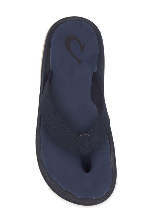 Shop Olukai Ohana Flip Flop In Deepest Depths/deepest Depths