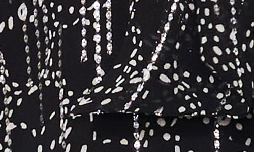 VINCE CAMUTO VINCE CAMUTO GEO PRINT FLARE SLEEVE BUTTON-UP SHIRT 