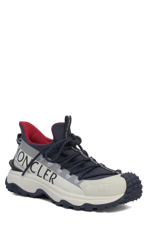 Shop Moncler Trailgrip Lite 2 Low Top Sneaker In Blue/white