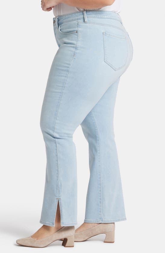 Nydj Barbara Side Slit Bootcut Jeans In Oceanfront