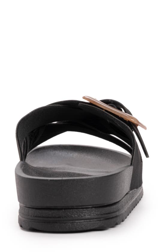 Muk Luks Grand Shayna Slide Sandal In Black