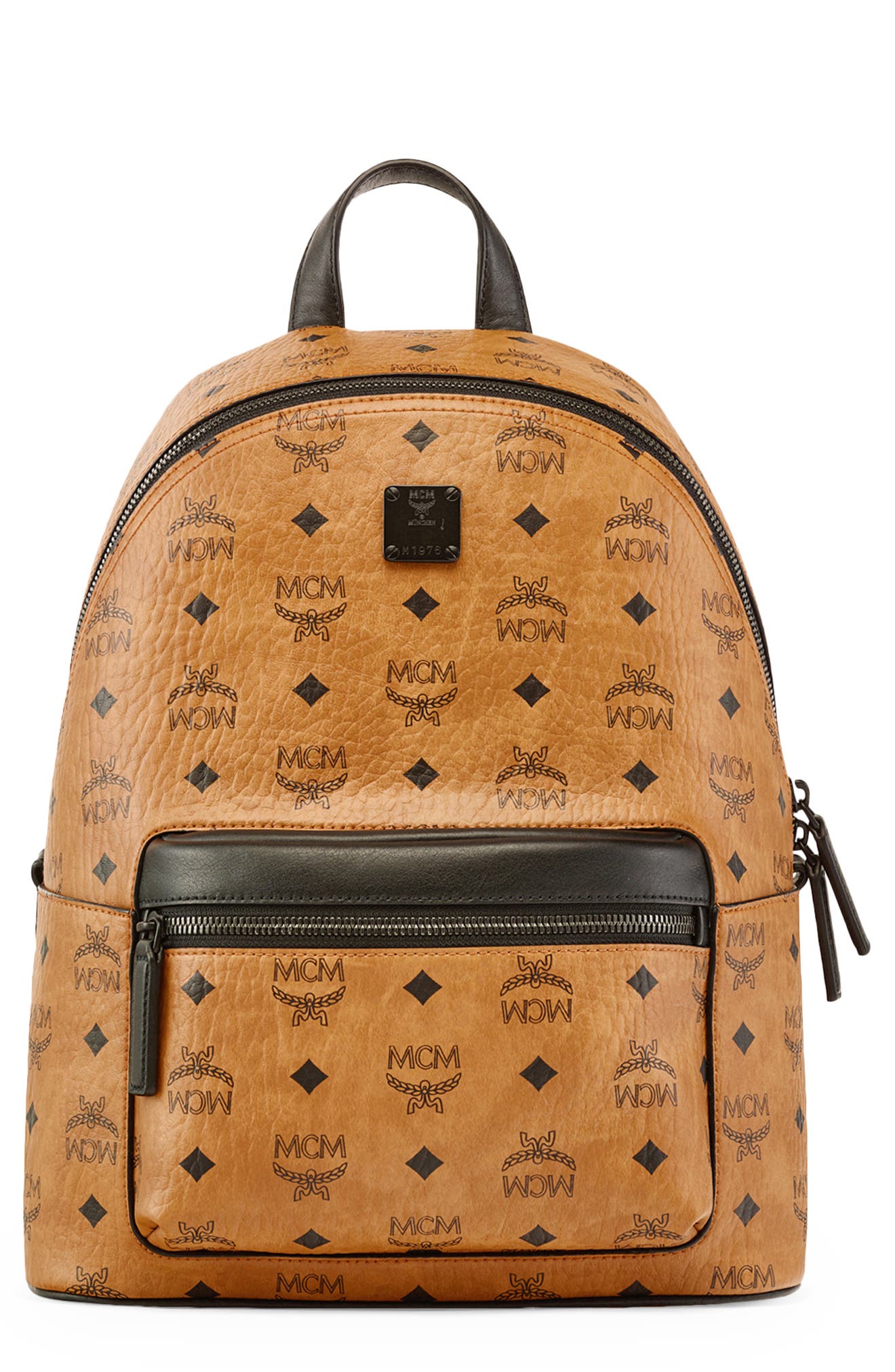 MCM Small Stark Backpack in Cognac at Nordstrom Smart Closet